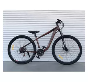 Велосипед гірський Toprider 550 27.5" рама 15 обладнання Shimano Коричневий Велосипед гірський Toprider 550 27.5" рама 15 обладнання Shimano Коричневий