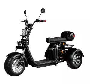 Електроскутер триколісний Електротрайк ATLAS Hunter 2500W Чорний. Безкоштовна доставка Електроскутер триколісний Електротрайк ATLAS Hunter 2500W Чорний. Безкоштовна доставка