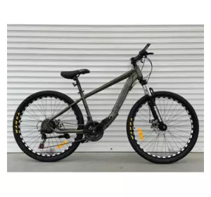 Велосипед гірський TopRider 550 26" рама 15 обладнання Shimano Хаккі Велосипед гірський TopRider 550 26" рама 15 обладнання Shimano Хаккі