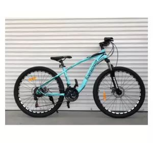 Велосипед гірський Toprider 550 27.5" рама 15 обладнання Shimano Аква Велосипед гірський Toprider 550 27.5" рама 15 обладнання Shimano Аква
