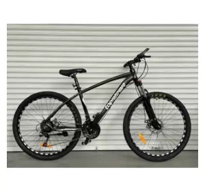 Велосипед гірський алюмінієвий Toprider 777 27.5" рама 17 Shimano Чорний Велосипед гірський алюмінієвий Toprider 777 27.5" рама 17 Shimano Чорний