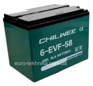 Тягова акумуляторна батарея АКБ CHILWEE 6-EVF-58.2 12V 58Ah Тягова акумуляторна батарея АКБ CHILWEE 6-EVF-58.2 12V 58Ah