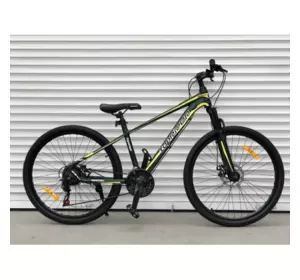 Велосипед гірський алюмінієвий Toprider 901 26" рама 15 обладнання Shimano Зелений Велосипед гірський алюмінієвий Toprider 901 26" рама 15 обладнання Shimano Зелений