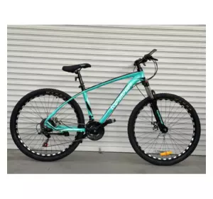 Велосипед гірський алюмінієвий Toprider 777 27.5" рама 17 обладнання Shimano Аква Велосипед гірський алюмінієвий Toprider 777 27.5" рама 17 обладнання Shimano Аква