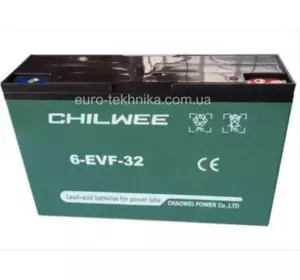 Тягова акумуляторна батарея АКБ CHILWEE 6-EVF-32.2 12V 32Ah Тягова акумуляторна батарея АКБ CHILWEE 6-EVF-32.2 12V 32Ah