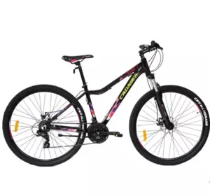 Велосипед гірський Crosser Angel 26" рама 16.5 дюйми Чорний Велосипед гірський Crosser Angel 26" рама 16.5 дюйми Чорний