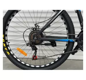 Велосипед гірський Toprider 611 26" рама 17 обладнання Shimano Синій Велосипед гірський Toprider 611 26" рама 17 обладнання Shimano Синій