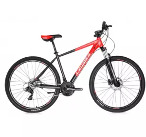 Велосипед гірський Crosser МТ-041 29" рама 19" 21s SHIMANO+Hydra Чорно-червоний Велосипед гірський Crosser МТ-041 29" рама 19" 21s SHIMANO+Hydra Чорно-червоний