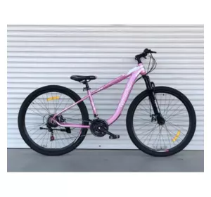 Велосипед гірський Toprider 550 29" рама 17 обладнання Shimano Рожевий Велосипед гірський Toprider 550 29" рама 17 обладнання Shimano Рожевий