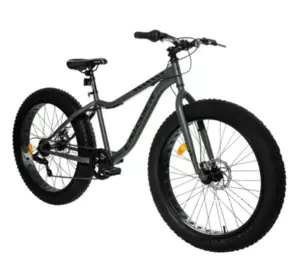 Велосипед гірський підлітковий Crosser Fat Bike 24″ рама 13 Сірий Велосипед гірський підлітковий Crosser Fat Bike 24″ рама 13 Сірий