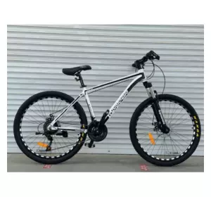 Велосипед гірський алюмінієвий Toprider 680 29" рама 19 обладнання Shimano Білий Велосипед гірський алюмінієвий Toprider 680 29" рама 19 обладнання Shimano Білий