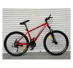 Велосипед гірський алюмінієвий Toprider 670 26" рама 17 обладнання Shimano Червоний Велосипед гірський алюмінієвий Toprider 670 26" рама 17 обладнання Shimano Червоний