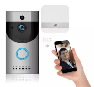 Домофон відеодомофон дверна відеокамера Wi-Fi B30 720p iOS та Android з функцією виявлення руху Домофон відеодомофон дверна відеокамера Wi-Fi B30 720p iOS та Android з функцією виявлення руху