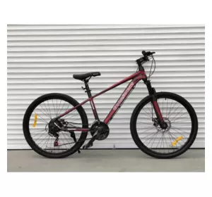 Велосипед гірський алюмінієвий Toprider 901 26" рама 15 обладнання Shimano Червоний Велосипед гірський алюмінієвий Toprider 901 26" рама 15 обладнання Shimano Червоний