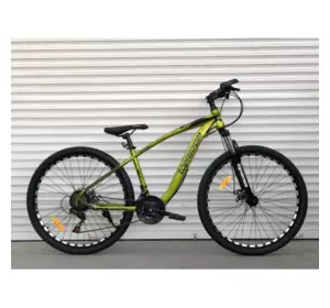 Велосипед гірський Toprider 550 27.5" рама 15 обладнання Shimano Хаккі Велосипед гірський Toprider 550 27.5" рама 15 обладнання Shimano Хаккі