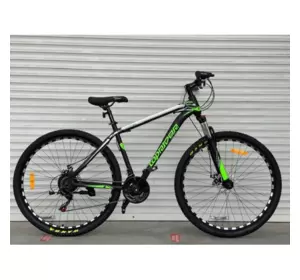 Велосипед гірський Toprider 611 26" рама 17 обладнання Shimano Салатовий Велосипед гірський Toprider 611 26" рама 17 обладнання Shimano Салатовий