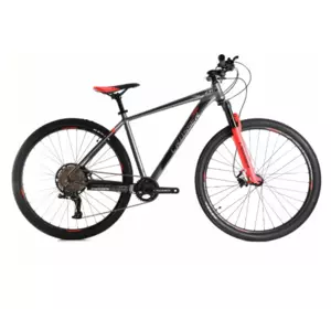 Велосипед гірський Crosser Solo 29" 19 рама (3*10) DEORE Червоний Велосипед гірський Crosser Solo 29" 19 рама (3*10) DEORE Червоний