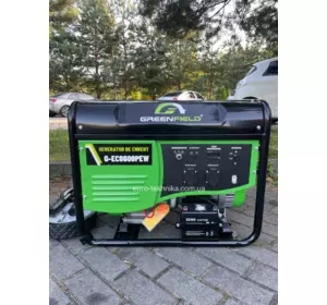 Генератор бензиновий однофазний5.7-6.1 кВт Greenfield G-EC6800PEW Електростанція Електрогенератор Генератор бензиновий однофазний5.7-6.1 кВт Greenfield G-EC6800PEW Електростанція Електрогенератор