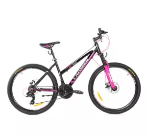 Велосипед гірський підлітковий 24″ Crosser Girl XC-100 рама 11.8 Чорно-рожевий Велосипед гірський підлітковий 24″ Crosser Girl XC-100 рама 11.8 Чорно-рожевий