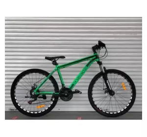 Велосипед гірський алюмінієвий 29" Toprider 680 рама 19 обладнання Shimano Салатовий Велосипед гірський алюмінієвий 29" Toprider 680 рама 19 обладнання Shimano Салатовий