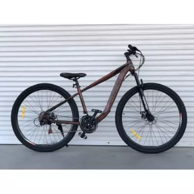 Велосипед гірський Toprider 550 27.5" рама 15 обладнання Shimano Коричневий