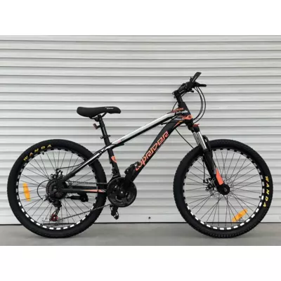 Велосипед гірський TopRider 611 24" рама 14 обладнання Shimano Помаранчевий
