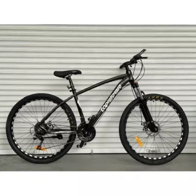 Велосипед гірський алюмінієвий Toprider 777 27.5" рама 17 Shimano Чорний
