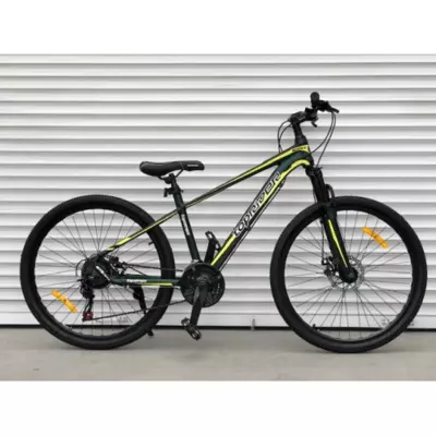 Велосипед гірський алюмінієвий Toprider 901 26" рама 15 обладнання Shimano Зелений