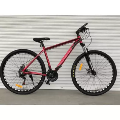 Велосипед гірський алюмінієвий Toprider 680 29" рама 19 обладнання Shimano Червоний