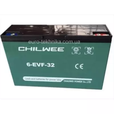 Тягова акумуляторна батарея АКБ CHILWEE 6-EVF-32.2 12V 32Ah