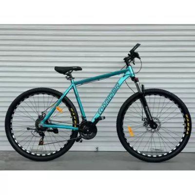 Велосипед гірський алюмінієвий Toprider 670 29" рама 21 обладнання Shimano Синій