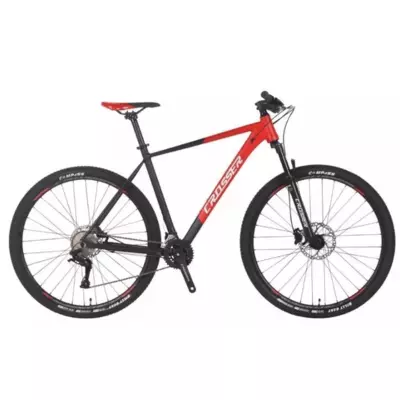 Велосипед гірський Crosser МТ-041 29" рама 19" (2*12) LTWOO AIR fork Сіро-червоний