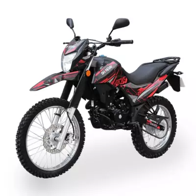 Мотоцикл SHINERAY XY200GY-6C Шинерей Чорно-червоний