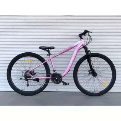 Велосипед гірський Toprider 550 29" рама 17 обладнання Shimano Рожевий