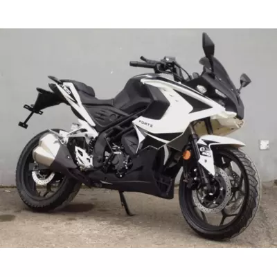 Дорожній мотоцикл FORTE FT300-R1 Форте Чорно-білий