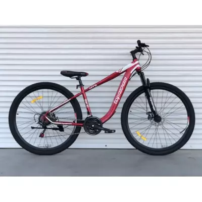 Велосипед гірський Toprider 550 27.5" рама 15 обладнання Shimano Червоний