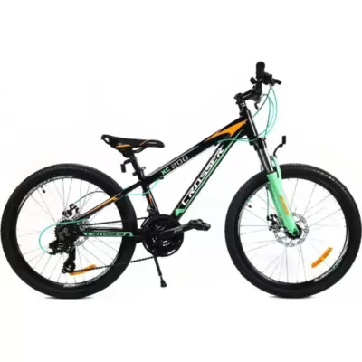 Велосипед гірський Crosser Boy XC-200 26" рама 16.9" Чорно-зелений