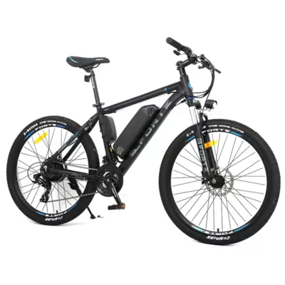 Електровелосипед Forte Galaxy 250 Вт 36В/10Ач рама 18" колеса 26" Чорно-синій