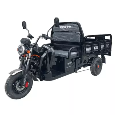 Електроскутер триколісний вантажний FORTE JH-1200 Чорний