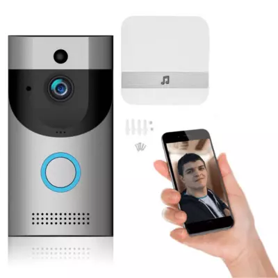 Домофон відеодомофон дверна відеокамера Wi-Fi B30 720p iOS та Android з функцією виявлення руху