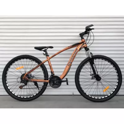 Велосипед гірський Toprider 550 27.5" рама 15 обладнання Shimano Помаранчевий