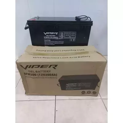 Акумулятор гелевий Viper 6-FMМ-200 12V 200AH