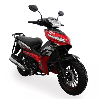 Мопед Musstang MT125-3 ACTIVE+ Мустанг Червоний з чорним