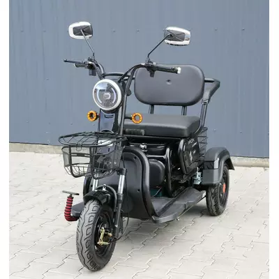Електротрайк Електроскутер триколісний FADA OLDІ 1000W Чорний Фада олді