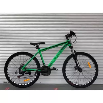 Велосипед гірський алюмінієвий 29" Toprider 680 рама 19 обладнання Shimano Салатовий